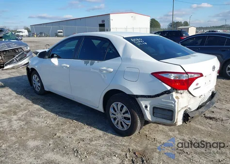 2016 Toyota Corolla L z USA, uszkodzony, nr VIN 5YFBURHEXGP426084